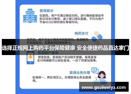 选择正规网上购药平台保障健康 安全便捷药品直达家门